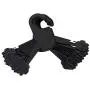 BARGAIN HOUSE Pet Hanger Pet Clothes Hanger Plastic Pet Hanger Durable Pet Hanger Convenient Pet Hanger Suitable for dogs and cats 10pcs black BARGAIN HOUSE Pet Hanger Pet Clothes Hanger Plastic Pet Hanger Durable Pet Hanger Convenient Pet Hanger Suitable for dogs and cats 10pcs black
