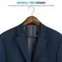 High-Grade Wooden Suit Hangers 20 Pack with Non Slip Pants Bar - Smooth Finish Solid Wood Coat Hanger with 360° Swivel Hook and Precisely Cut Notches for Camisole, Jacket, Pant, Dress Clothes Hangers