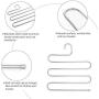 STAR-FLY S-Shape Pants Hanger Multi Layer Slack Trouser Hanger Space Saving Clothes Hanger for Pants Jeans Scarf Closet Storage Organizer(4-Pack) STAR-FLY S-Shape Pants Hanger Multi Layer Slack Trouser Hanger Space Saving Clothes Hanger for Pants Jeans Scarf Closet Storage Organizer(4-Pack)