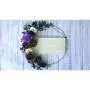 Hospital Door Hanger - Purple Floral - Lilac - Baby Girl - Shabby Chic