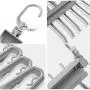 HJYPYJ Magic Hanger,Multifunction Telescopic Folding Hangers,Layered Storage Removable Hook Pants Rack Hanger,Space-Saving Organizer Hangers, Strong Bearing Capacity/Gray / 2 pcs HJYPYJ Magic Hanger,Multifunction Telescopic Folding Hangers,Layered Storage Removable Hook Pants Rack Hanger,Space-Saving Organizer Hangers, Strong Bearing Capacity/Gray / 2 pcs