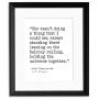 Holding The Universe Together, J.D. Salinger, A Girl I Knew, Author Signature Literary Quote Print. Fine Art Paper, Laminated, Framed, or Canvas with Hanger. Multiple Sizes
