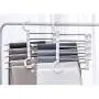 HJYPYJ Magic Hanger,Magical Hangers,Type s Stainless Steel and Polypropylene Non-Slip Trouser Hangers,Space-Saving Organizer Hangers,Load 1Kg Not Easily Deformed/White / 2 pcs HJYPYJ Magic Hanger,Magical Hangers,Type s Stainless Steel and Polypropylene Non-Slip Trouser Hangers,Space-Saving Organizer Hangers,Load 1Kg Not Easily Deformed/White / 2 pcs