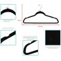 Utopia Home Premium Non Slip Velvet Hangers - Coat Suit Hangers - (Black, Pack of 30)