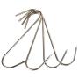 RJWKAZ Meat Hooks S Hooks Stainless Steel Poultry Hook BBQ Grill Cooking Smoker Hook Tool (5 Inch-6 Pack)