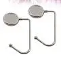 TOPBATHY Metal Foldable Handbag Hanger Purse Hook Rack Holder Bag Table Hook for Women Girl Christmas Gift 2pcs