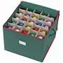 ProPik Holiday Ornament Storage Boxes Organizer Chest, Holds Up to 75 Ornaments Balls Divided On 3 Trays with Dividers to Organize Durable 600D Oxford Material (Green) ProPik Holiday Ornament Storage Boxes Organizer Chest, Holds Up to 75 Ornaments Balls Divided On 3 Trays with Dividers to Organize Durable 600D Oxford Material (Green)