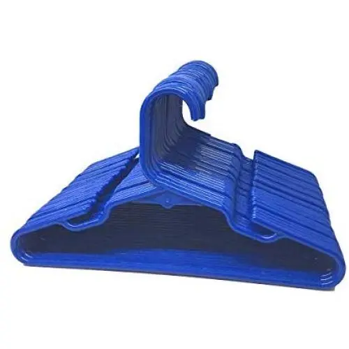 THE UM24 30pc Children Baby Kid Cloth Plastic Hanger 11" Wide (Blue) THE UM24 30pc Children Baby Kid Cloth Plastic Hanger 11" Wide (Blue)
