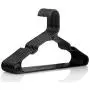 Neaties American Made Black Plastic Hangers with Notches, Plastic Clothes Hangers Ideal for Everyday Use, Clothing Standard Hangers, 60pk Neaties American Made Black Plastic Hangers with Notches, Plastic Clothes Hangers Ideal for Everyday Use, Clothing Standard Hangers, 60pk