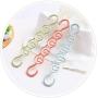 10pcs Random Color New Pro Clothes Storage Hangers Clothes Drying Rack Multi-Functional Plastic Scarf Circle Clothes Hanger