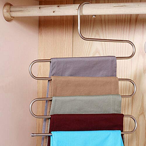 5 Layers S Shape Multifunctional Clothes Hangers