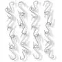 Waycreat 120Pcs Stainless Steel 1 Inch S Hooks Connectors S-shaped Hook