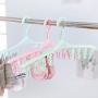 NUMBER NICE Dream Multifunction Practical 8 Clips Plastic Laundry Socks Washing Clothes, Plastic Sock Hangers - Sock Hangers, Underwear Hangers, Plastic Socks, Plastic Spring Clips, Laundry Clip