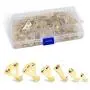 205 Pcs Picture Hanging Kit, VSANNSZ Picture Hangers Assortment Heavy Duty Photo Frame Hooks with Nails for Wall,Picture Wall Hangers Holds 10-100 Lbs