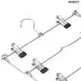 USTECH 6 Tier Skirt Pants Hanger Chrome Metal Organizer (5 Pack) USTECH 6 Tier Skirt Pants Hanger Chrome Metal Organizer (5 Pack)