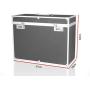 POINSETTIA Aluminium Documents Case Locking Personal File Tote with Folders Gift 37x18x32cm Black