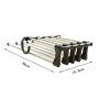 Xingny Multi-Function Folding Stainless Steel Pants Hanger Jeans Organizer Space Saving Clothes Hanging Storage Rack