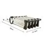 Xingny Multi-Function Folding Stainless Steel Pants Hanger Jeans Organizer Space Saving Clothes Hanging Storage Rack Xingny Multi-Function Folding Stainless Steel Pants Hanger Jeans Organizer Space Saving Clothes Hanging Storage Rack