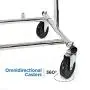 Basics Hardware Elegant Commercial Grade Clothing Garment Rack, Extendable Hanging Rack, Chrome Rolling Rack Basics Hardware Elegant Commercial Grade Clothing Garment Rack, Extendable Hanging Rack, Chrome Rolling Rack
