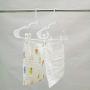 Kadiss Hanger Clips 30 Pack, Multi-Purpose Hanger Clips for Hangers, White Finger Clips for Plastic Clothes Hangers, Pants Hangers Clips