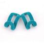 20pcs Random Color Creative Mini Flocking Clothes Hanger Easy Hook Closet Organizer Home