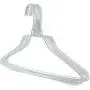 HANGERWORLD 20 Strong Extra Wide 18.11 Metal 13 Gauge White Galvanised Wire Clothes Garment Pants Bar Coat Hangers. HANGERWORLD 20 Strong Extra Wide 18.11 Metal 13 Gauge White Galvanised Wire Clothes Garment Pants Bar Coat Hangers.
