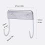 HAI+ Wall Mount Ironing Board Hanger and Holder, Home Intuition Over The Door Ironing Board Organizer, for Laundry Rooms (White)
