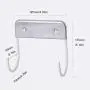 HAI+ Wall Mount Ironing Board Hanger and Holder, Home Intuition Over The Door Ironing Board Organizer, for Laundry Rooms (White)