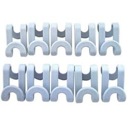 20Piece Creative Mini Clothes Hanger Easy Hook Closet Organizer Storage Rack Holder Hook Antislip Clothes Hanger