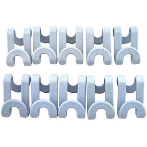 20Piece Creative Mini Clothes Hanger Easy Hook Closet Organizer Storage Rack Holder Hook Antislip Clothes Hanger