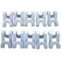 20Piece Creative Mini Clothes Hanger Easy Hook Closet Organizer Storage Rack Holder Hook Antislip Clothes Hanger