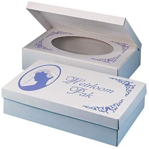 Foster-Stephens, inc White Heirloom Wedding Gown Storage and Preservation Box