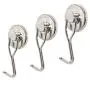 totalElement Heavy Duty 40 lb Magnetic Swing/Swivel Hooks, Super Strong Neodymium All-Purpose Hangers (3 Pack)