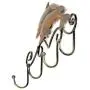 Tooarts Key Holder Iron Dolphin Wall Hooks Antique Finish Iron Clothes Hanger Rack Screws Included Wall Mounted Tooarts Key Holder Iron Dolphin Wall Hooks Antique Finish Iron Clothes Hanger Rack Screws Included Wall Mounted