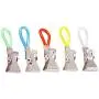 Mkcether 5 Pcs Towel Hanging Clips,Kitchen Towels Clip, Tea Towel Holder Clips,Cloth Hook Clip Hangers for Home Kitchen Bathroom Cupboards Hanging Towels Durable,Multi Coloured