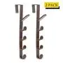 Home-Organizer Tech 5 Layers Over The Door Hook Organizer Rack Hanger Backpack Handbag Door Hook, Pack of 2 Home-Organizer Tech 5 Layers Over The Door Hook Organizer Rack Hanger Backpack Handbag Door Hook, Pack of 2