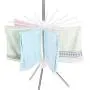 Wakects Stainless Steel Clothes Drying Rack, Collapsible Portable Tripod Clothes Hanger Garment Tree for Hanging Laundry, Towels, Socks