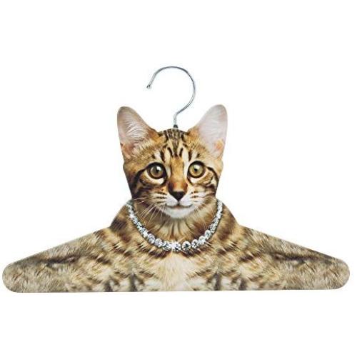 The Paragon Cat Hanger - Closet Organizer for Cat Lovers, Photo-Realistic Kitten Clothes Hanger