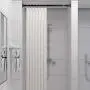Floating Shelves White Stainless Steel Dormitory Clothes Rod Closet Hardware Retractable Clothes Rail Bathroom Pole Closet Pole Clothing Finishing Rack Clothes Hanger, No Punching Design Adjustable Le Floating Shelves White Stainless Steel Dormitory Clothes Rod Closet Hardware Retractable Clothes Rail Bathroom Pole Closet Pole Clothing Finishing Rack Clothes Hanger, No Punching Design Adjustable Le