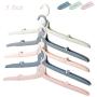 Travel Clothes Hangers - 5Pcs Anti-Slip Grooves Mini Foldable Clothes Drying Rack for Home Camping Indoor Outdoor Skirt Scarves Suits Trousers Pants Shirts Hanger Portable Windproof Easy to Carry
