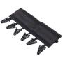 Edtoy Home socks drying racks Bathroom Traveling Clothes Rack Travel Portable Folding Cloth Hanger Clips (watermelon red)