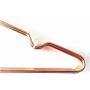 10pcs Multipurpose Dry Cleaning Brass Elegant Rose Gold Clothes Hanger, Wire Copper Coat Hanger Antiskid