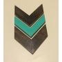 Decorative Wood Chevron Arrows (Customizable) - Set of 3 (Hangers included)