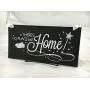 Theres No Place Like Home Wood Sign Door Hanger Wall Hanger