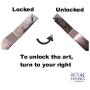 T-Screw - 25 Pack with T Screw Wrench - T-Head Security Screw - Picture Frame Locking Hardware to Lock Artwork T-Screw - 25 Pack with T Screw Wrench - T-Head Security Screw - Picture Frame Locking Hardware to Lock Artwork