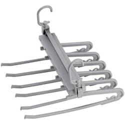 Boilly Pants Hangers Trousers Hangers Stainless Steel Clothes Hangers Closet Space Saving for Pants Jeans Scarf Hanging