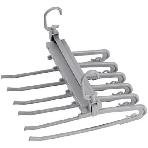Boilly Pants Hangers Trousers Hangers Stainless Steel Clothes Hangers Closet Space Saving for Pants Jeans Scarf Hanging