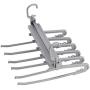 Boilly Pants Hangers Trousers Hangers Stainless Steel Clothes Hangers Closet Space Saving for Pants Jeans Scarf Hanging