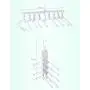 Outgeek Clothes Hanger, Multifunctional Foldable Space Saving Creative Hangers Portable Travel Hanger