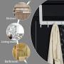 Dseap Over The Door Hook Hanger, Heavy Duty Over The Door Towel Rack Coat Rack for Clothes Hat Towel, White